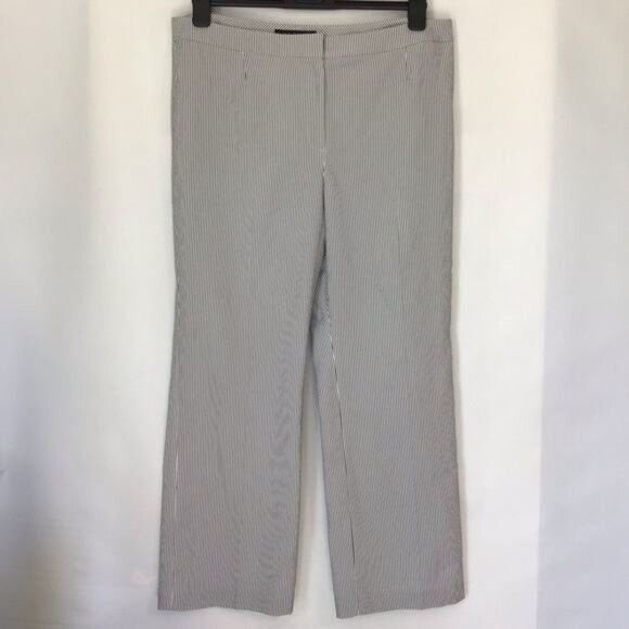 LE SUIT Straight Leg Seersucker Pants Size 16P New - Picture 1 of 8